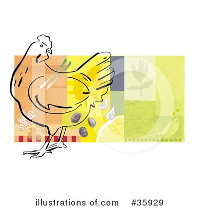 Royalty-Free (RF) Chicken Clipart Illustration by Lisa Arts - Stock Sample #35929