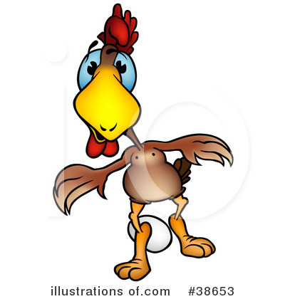 Royalty-Free (RF) Chicken Clipart Illustration by dero - Stock Sample #38653