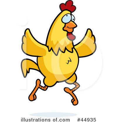 Chicken Clipart #44935 by Cory Thoman