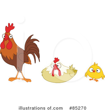 Royalty-Free (RF) Chicken Clipart Illustration by yayayoyo - Stock Sample #85270