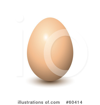 Royalty-Free (RF) Chicken Egg Clipart Illustration by Oligo - Stock Sample #60414