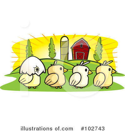 Chickens Clipart #102743 by Cory Thoman
