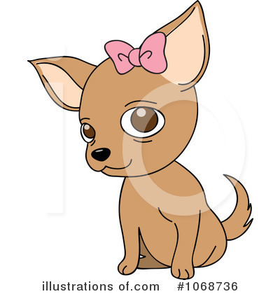 Royalty-Free (RF) Chihuahua Clipart Illustration by Rosie Piter - Stock Sample #1068736