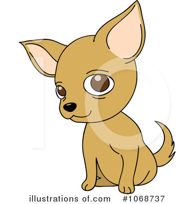 Royalty-Free (RF) Chihuahua Clipart Illustration by Rosie Piter - Stock Sample #1068737