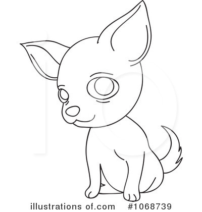Royalty-Free (RF) Chihuahua Clipart Illustration by Rosie Piter - Stock Sample #1068739