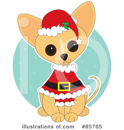 Royalty-Free (RF) Chihuahua Clipart Illustration by Maria Bell - Stock Sample #85705