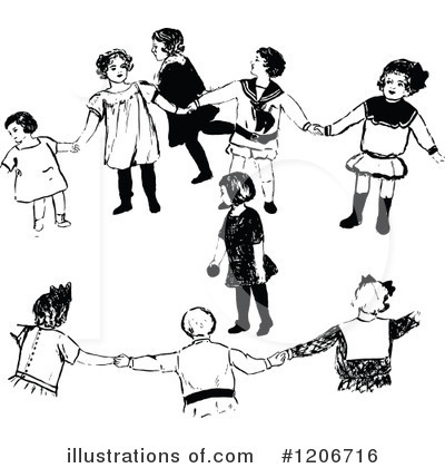 Royalty-Free (RF) Child Clipart Illustration by Prawny Vintage - Stock Sample #1206716