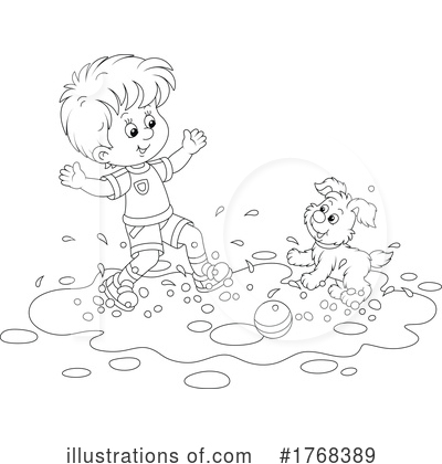 Royalty-Free (RF) Child Clipart Illustration by Alex Bannykh - Stock Sample #1768389