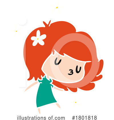 Red Head Clipart #1801818 by lineartestpilot