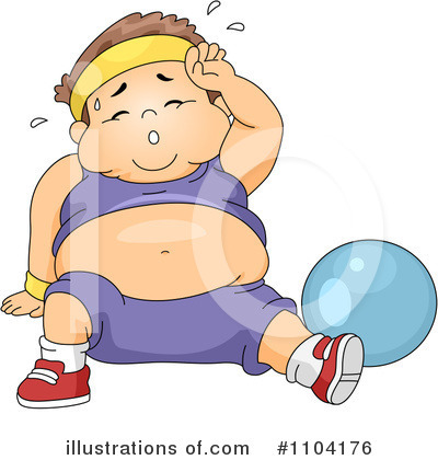Royalty-Free (RF) Child Obesity Clipart Illustration by BNP Design Studio - Stock Sample #1104176