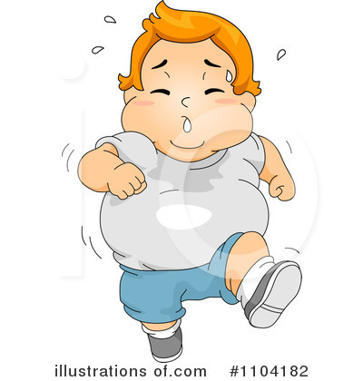 Royalty-Free (RF) Child Obesity Clipart Illustration by BNP Design Studio - Stock Sample #1104182