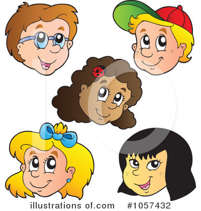 Royalty-Free (RF) Children Clipart Illustration by visekart - Stock Sample #1057432
