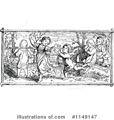 Royalty-Free (RF) Children Clipart Illustration by Prawny Vintage - Stock Sample #1149147