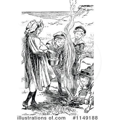Royalty-Free (RF) Children Clipart Illustration by Prawny Vintage - Stock Sample #1149188