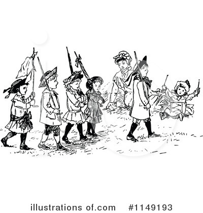Royalty-Free (RF) Children Clipart Illustration by Prawny Vintage - Stock Sample #1149193