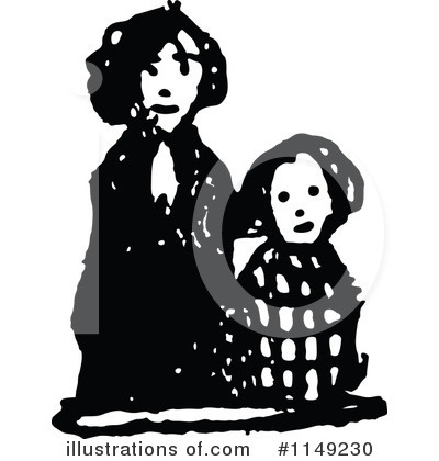 Royalty-Free (RF) Children Clipart Illustration by Prawny Vintage - Stock Sample #1149230
