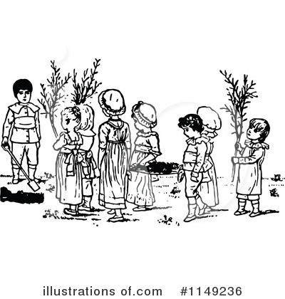 Royalty-Free (RF) Children Clipart Illustration by Prawny Vintage - Stock Sample #1149236