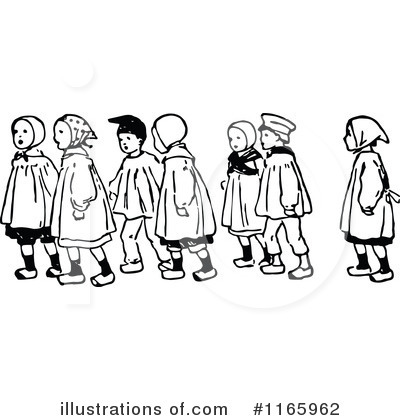 Royalty-Free (RF) Children Clipart Illustration by Prawny Vintage - Stock Sample #1165962