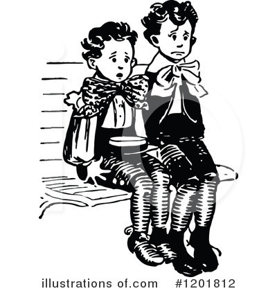 Royalty-Free (RF) Children Clipart Illustration by Prawny Vintage - Stock Sample #1201812