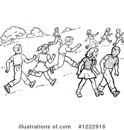 Royalty-Free (RF) Children Clipart Illustration by Picsburg - Stock Sample #1222916