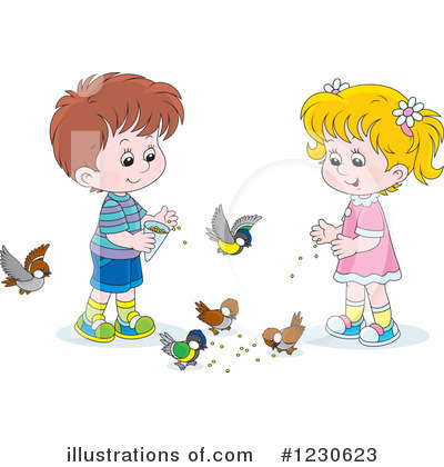 Royalty-Free (RF) Children Clipart Illustration by Alex Bannykh - Stock Sample #1230623