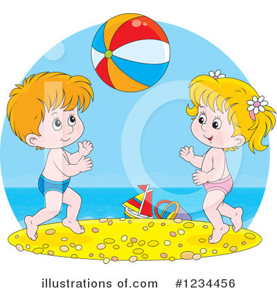 Royalty-Free (RF) Children Clipart Illustration by Alex Bannykh - Stock Sample #1234456
