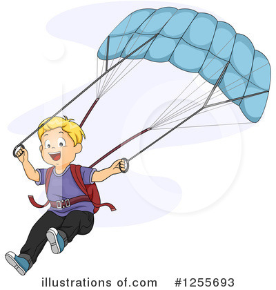 Skydiving Clipart #1255693 by BNP Design Studio