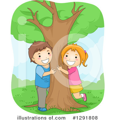 Tree Hugger Clipart #1291808 by BNP Design Studio