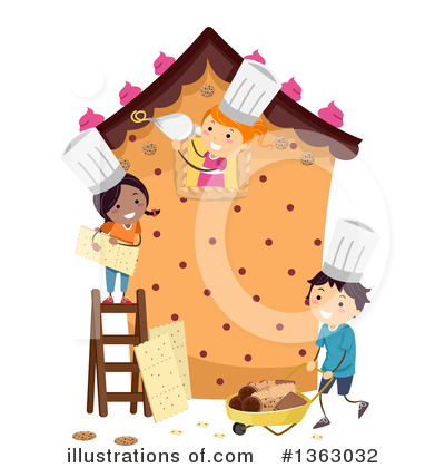 Gingerbread House Clipart #1363032 by BNP Design Studio