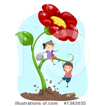 Watering Can Clipart #1363035 by BNP Design Studio