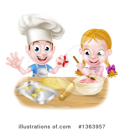 Chef Clipart #1363957 by AtStockIllustration