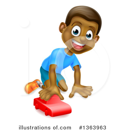 Playing Clipart #1363963 by AtStockIllustration