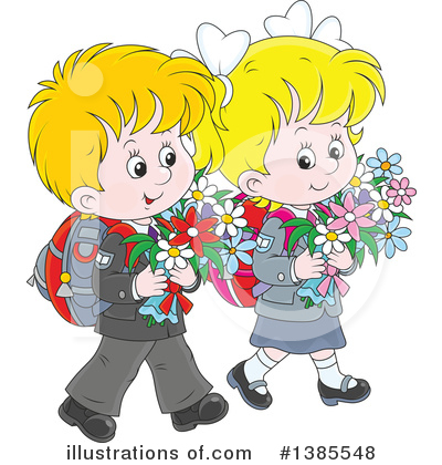 Royalty-Free (RF) Children Clipart Illustration by Alex Bannykh - Stock Sample #1385548