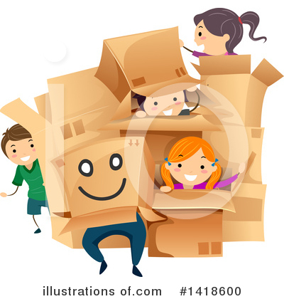 Cardboard Clipart #1418600 by BNP Design Studio