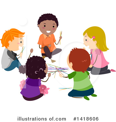 Royalty-Free (RF) Children Clipart Illustration by BNP Design Studio - Stock Sample #1418606