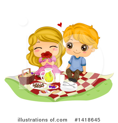 Courting Clipart #1418645 by BNP Design Studio