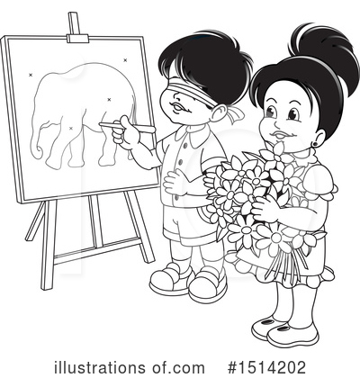 Royalty-Free (RF) Children Clipart Illustration by Lal Perera - Stock Sample #1514202