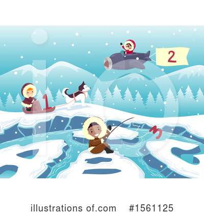 Ice Fishing Clipart #1561125 by BNP Design Studio