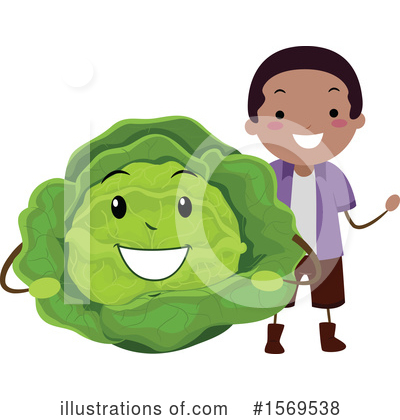 Cabbage Clipart #1569538 by BNP Design Studio