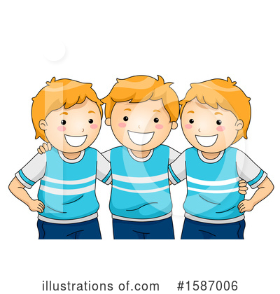 Brothers Clipart #1587006 by BNP Design Studio