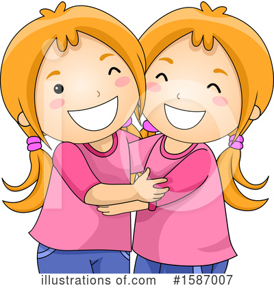 Twins Clipart #1587007 by BNP Design Studio