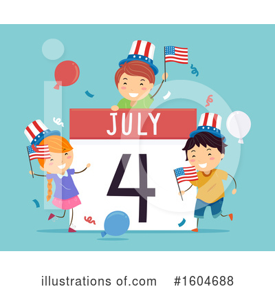 American Flag Clipart #1604688 by BNP Design Studio