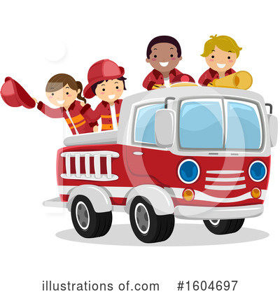 Fire Truck Clipart #1604697 by BNP Design Studio