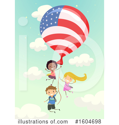 American Flag Clipart #1604698 by BNP Design Studio