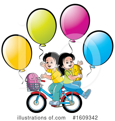 Balloons Clipart #1609342 by Lal Perera