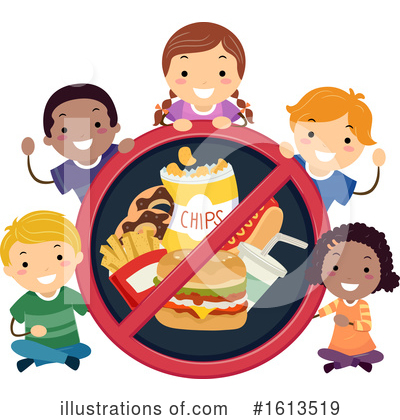 Junk Food Clipart #1613519 by BNP Design Studio
