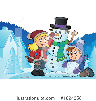 Royalty-Free (RF) Children Clipart Illustration by visekart - Stock Sample #1624358