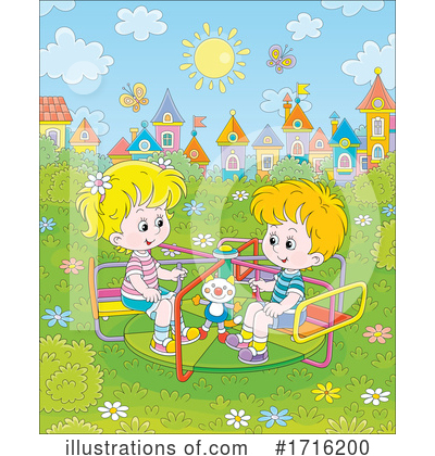 Royalty-Free (RF) Children Clipart Illustration by Alex Bannykh - Stock Sample #1716200