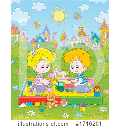 Royalty-Free (RF) Children Clipart Illustration by Alex Bannykh - Stock Sample #1716201