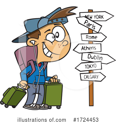 Traveler Clipart #1724453 by toonaday